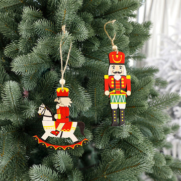 Elk Snowman Christmas Decoration Snowflake Santa Claus Christmas Tree Pendant Christmas Tree Decoration